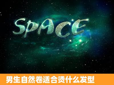 男生自然卷适合烫什么发型