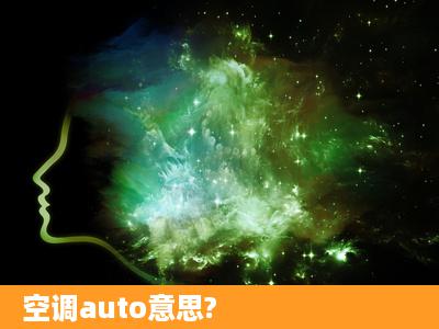 空调auto意思?