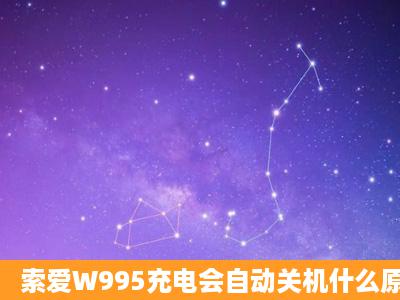 索爱W995充电会自动关机什么原因??