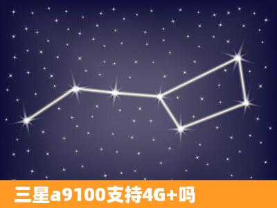 三星a9100支持4G+吗