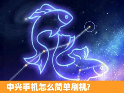 中兴手机怎么简单刷机?