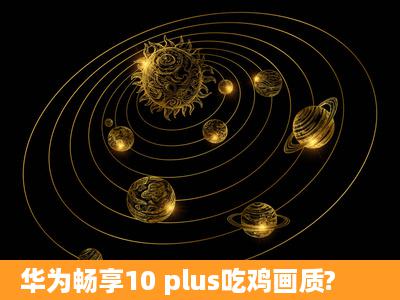 华为畅享10 plus吃鸡画质?