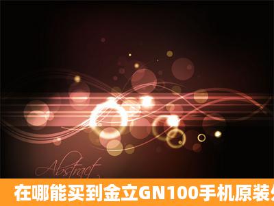 在哪能买到金立GN100手机原装外壳啊