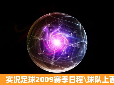 实况足球2009赛季日程\球队上面的红色和蓝色的那个是什么啊?