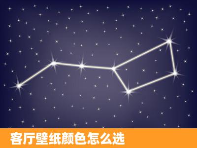 客厅壁纸颜色怎么选