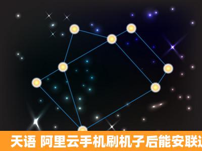 天语 阿里云手机刷机子后能安联通卡吗