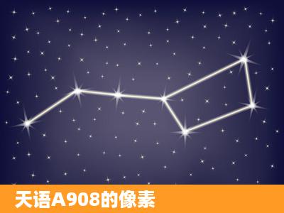 天语A908的像素