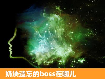 奶块遗忘的boss在哪儿