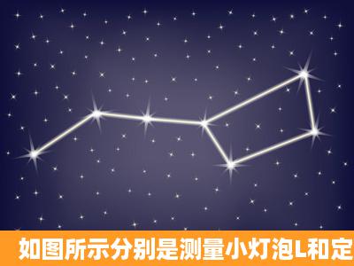 如图所示分别是测量小灯泡L和定值电阻R得到的IU关系图线.由图可知,...