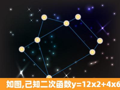 如图,己知二次函数y=12x2+4x6的图象与x轴、y轴分别交于点A、B两点....