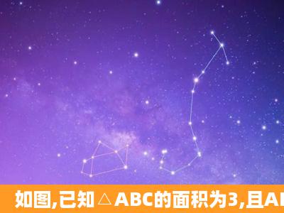 如图,已知△ABC的面积为3,且AB=AC,现将△ABC沿CA方向平移CA...