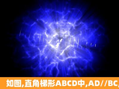 如图,直角梯形ABCD中,AD//BC,∠BCD=90°,且CD==2AD,tan∠ABC=...