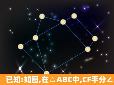 已知:如图,在△ABC中,CF平分∠ACB,CA=CD,AE=EB。求证:EF= BD。