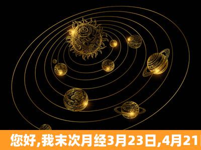 您好,我末次月经3月23日,4月21日去医院抽血验证怀孕...