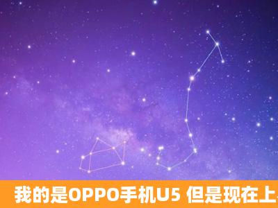 我的是OPPO手机U5 但是现在上不了网 咋试也没用