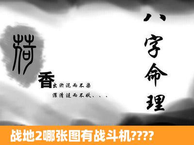 战地2哪张图有战斗机????