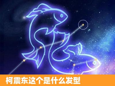 柯震东这个是什么发型