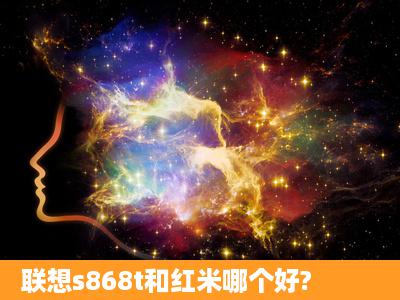 联想s868t和红米哪个好?