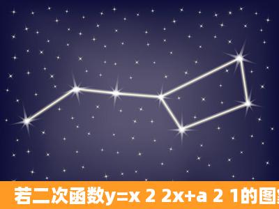 若二次函数y=x 2 2x+a 2 1的图象经过点(1,0),则a的值为( )。