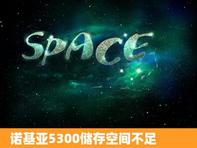 诺基亚5300储存空间不足