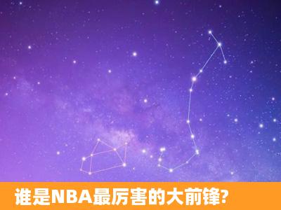 谁是NBA最厉害的大前锋?