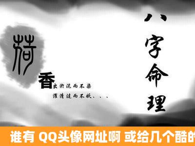 谁有 QQ头像网址啊 或给几个酷的男的头像 帮我找几个带帽子的 男的...