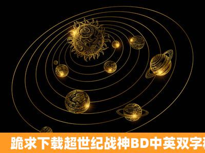 跪求下载超世纪战神BD中英双字种子的网址好东西大家分享