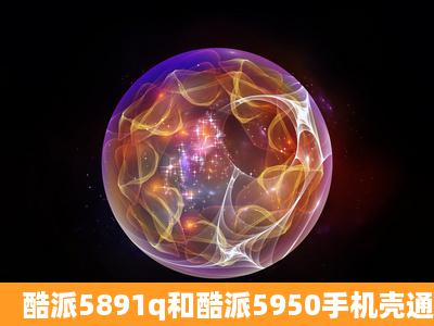 酷派5891q和酷派5950手机壳通用吗