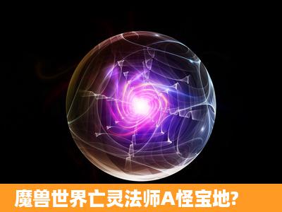 魔兽世界亡灵法师A怪宝地?