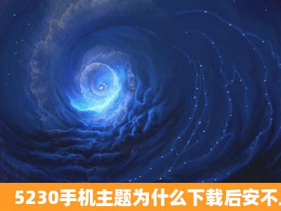 5230手机主题为什么下载后安不上