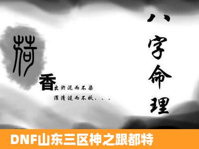 DNF山东三区神之跟都特