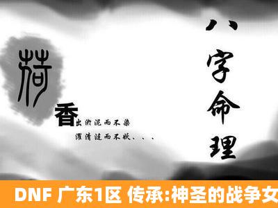 DNF 广东1区 传承:神圣的战争女神黑陶绑腿值多少钱?