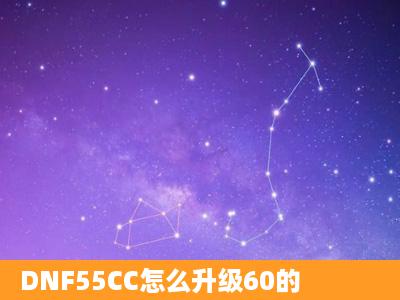 DNF55CC怎么升级60的