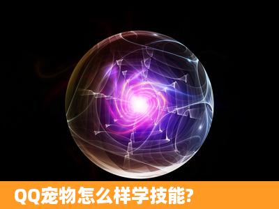 QQ宠物怎么样学技能?