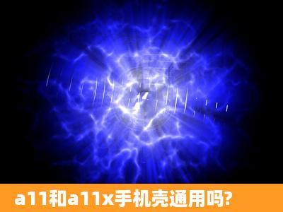 a11和a11x手机壳通用吗?