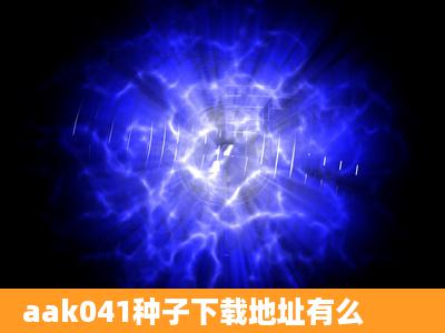 aak041种子下载地址有么