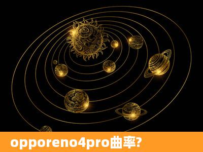 opporeno4pro曲率?